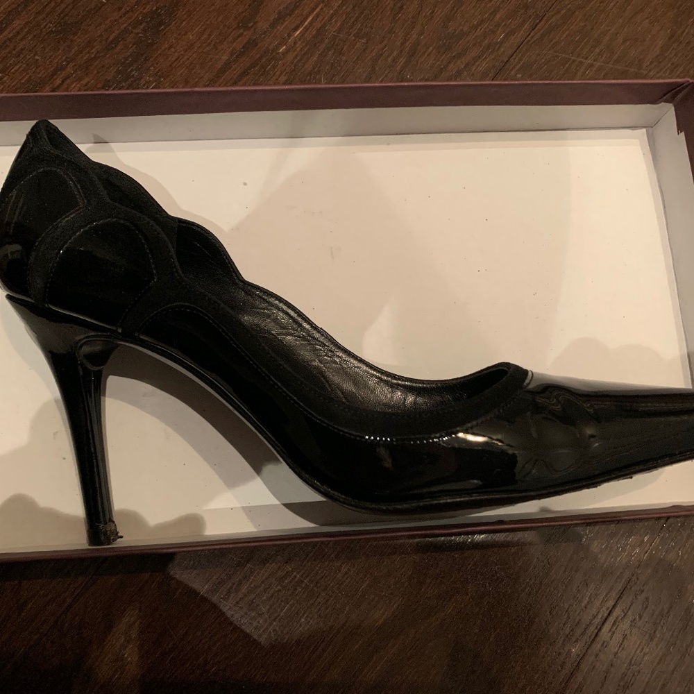 Kurt Geiger Black patent Ladies high heel shoes